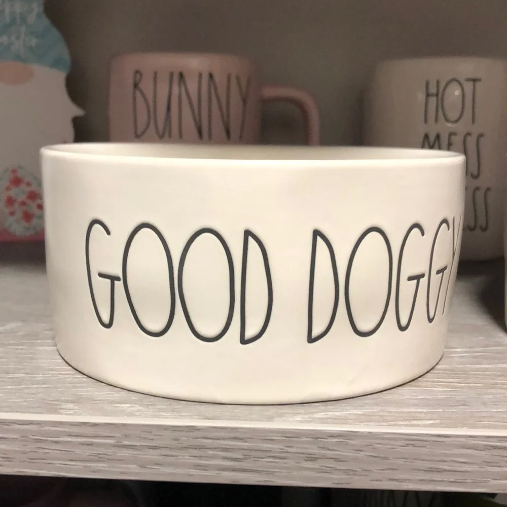 Rae Dunn dog bowl